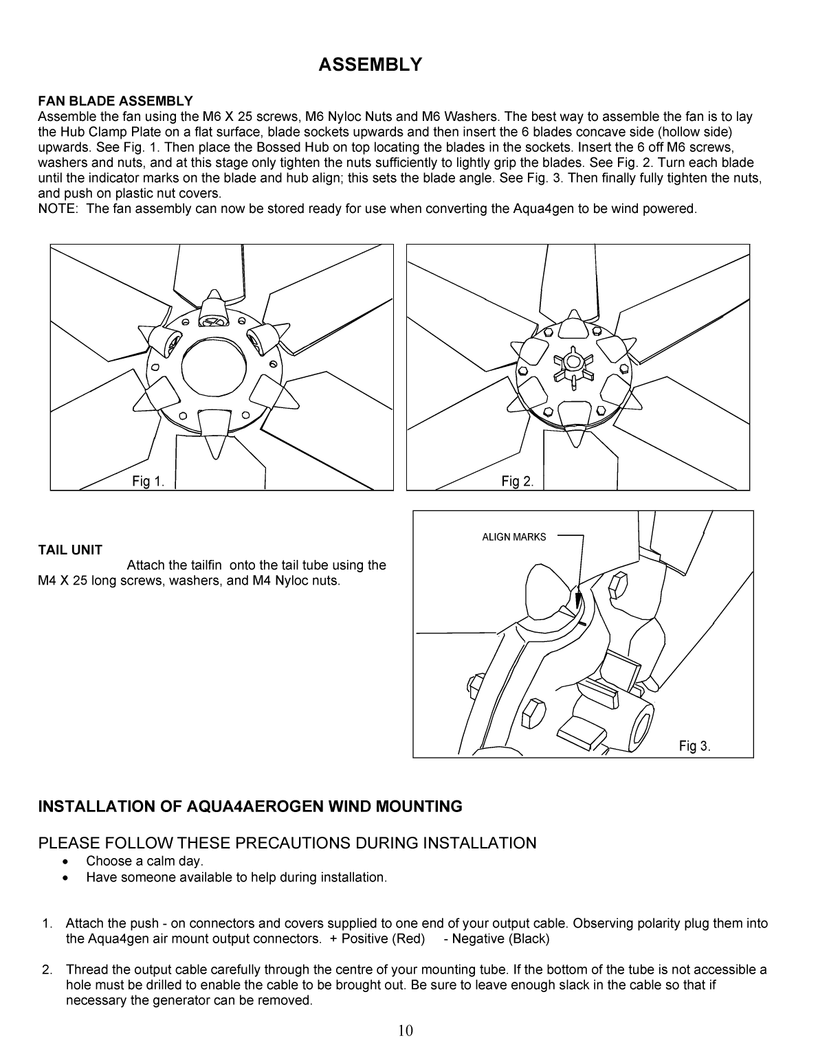 ' Aqua 4 Aerogen Owners Manual'