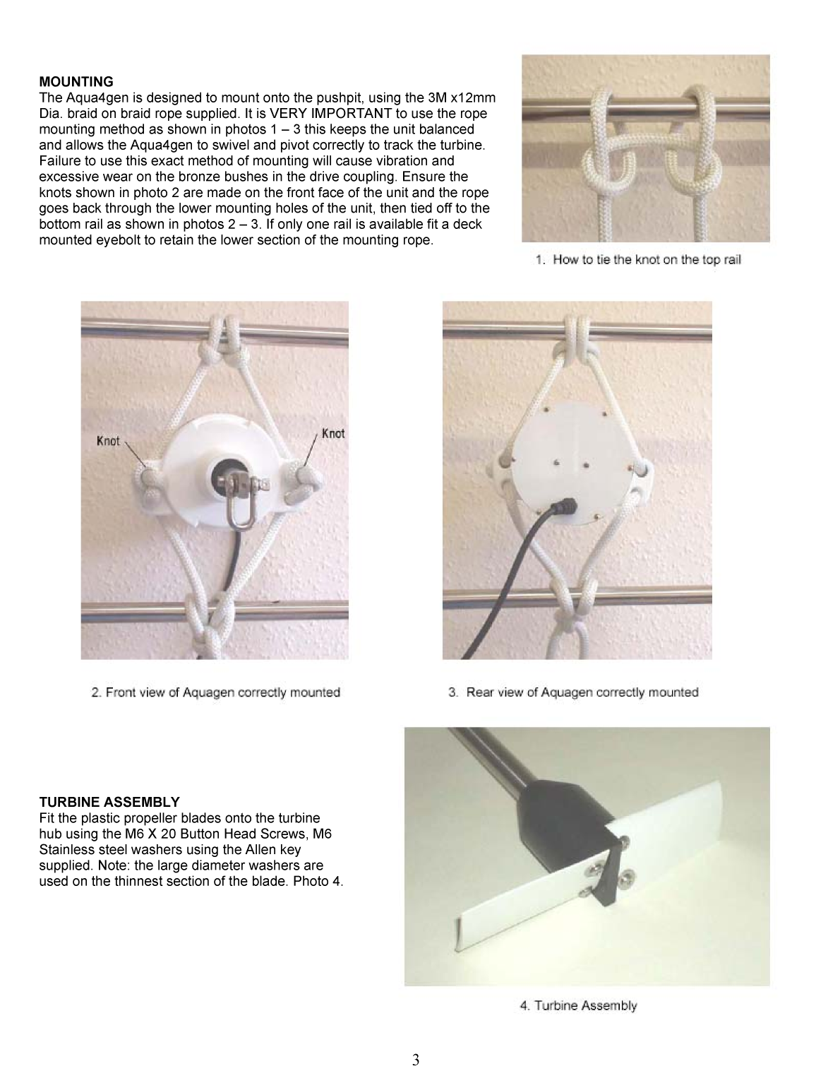 ' Aqua 4 Aerogen Owners Manual'
