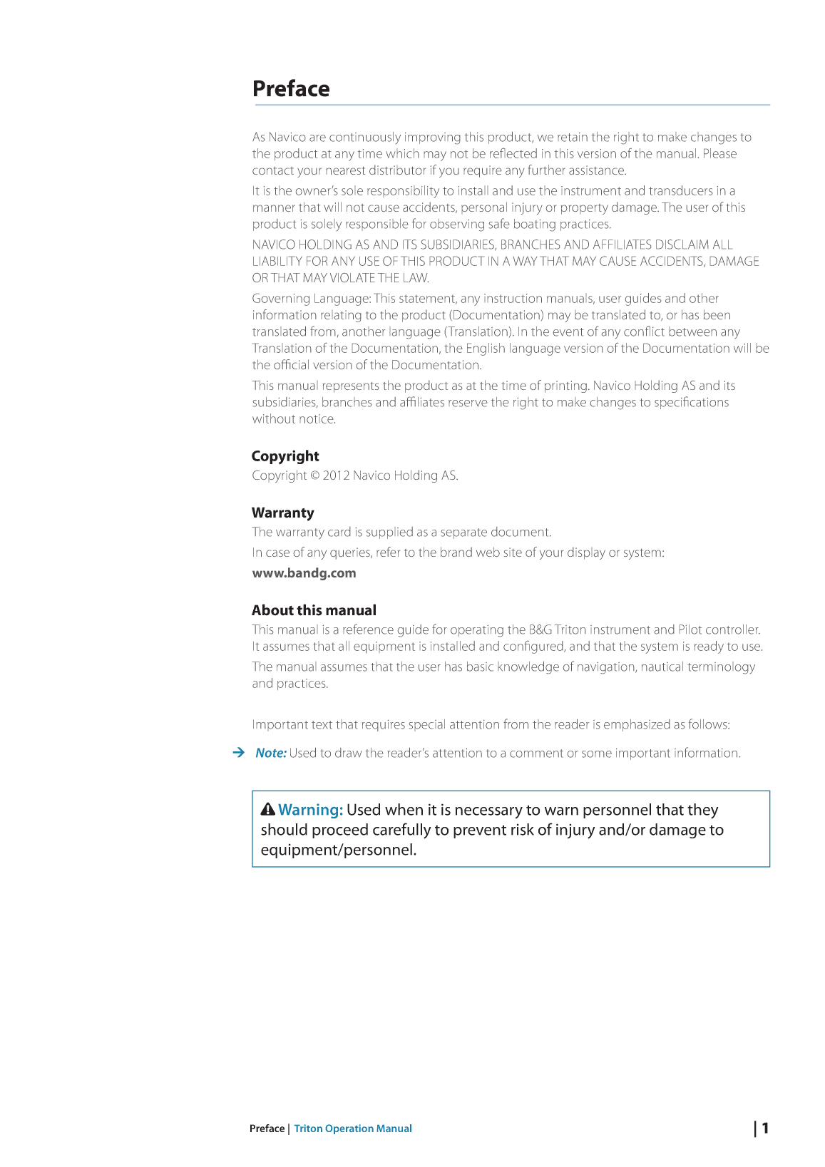 Bg Triton Operation Manual en 988 10134 003