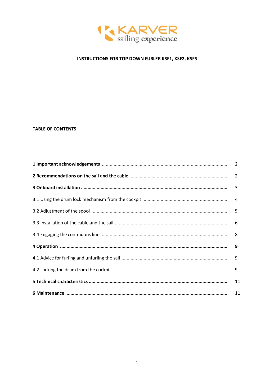 Karver Ksf Instructions