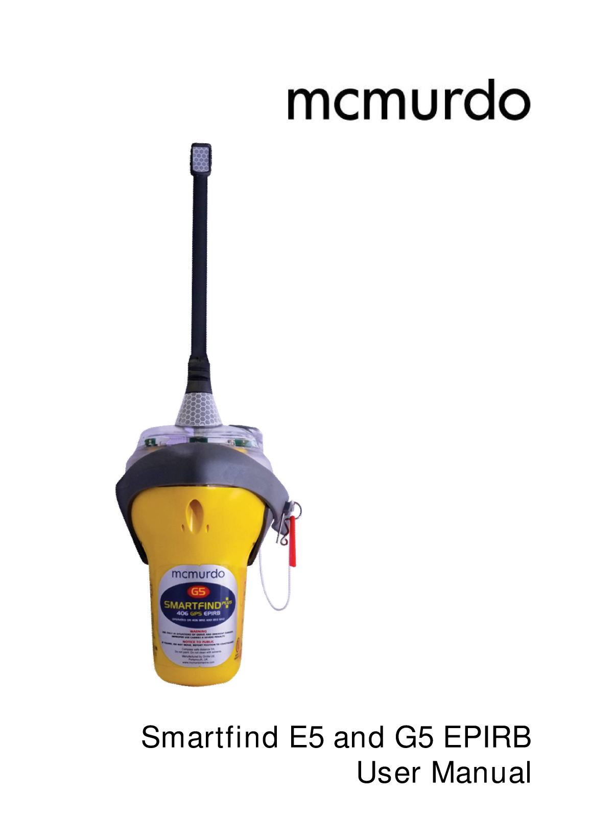 Mc Murdo Epirb 82 1073 001n Issue 4 Smartfind E5g5 User Manual V2