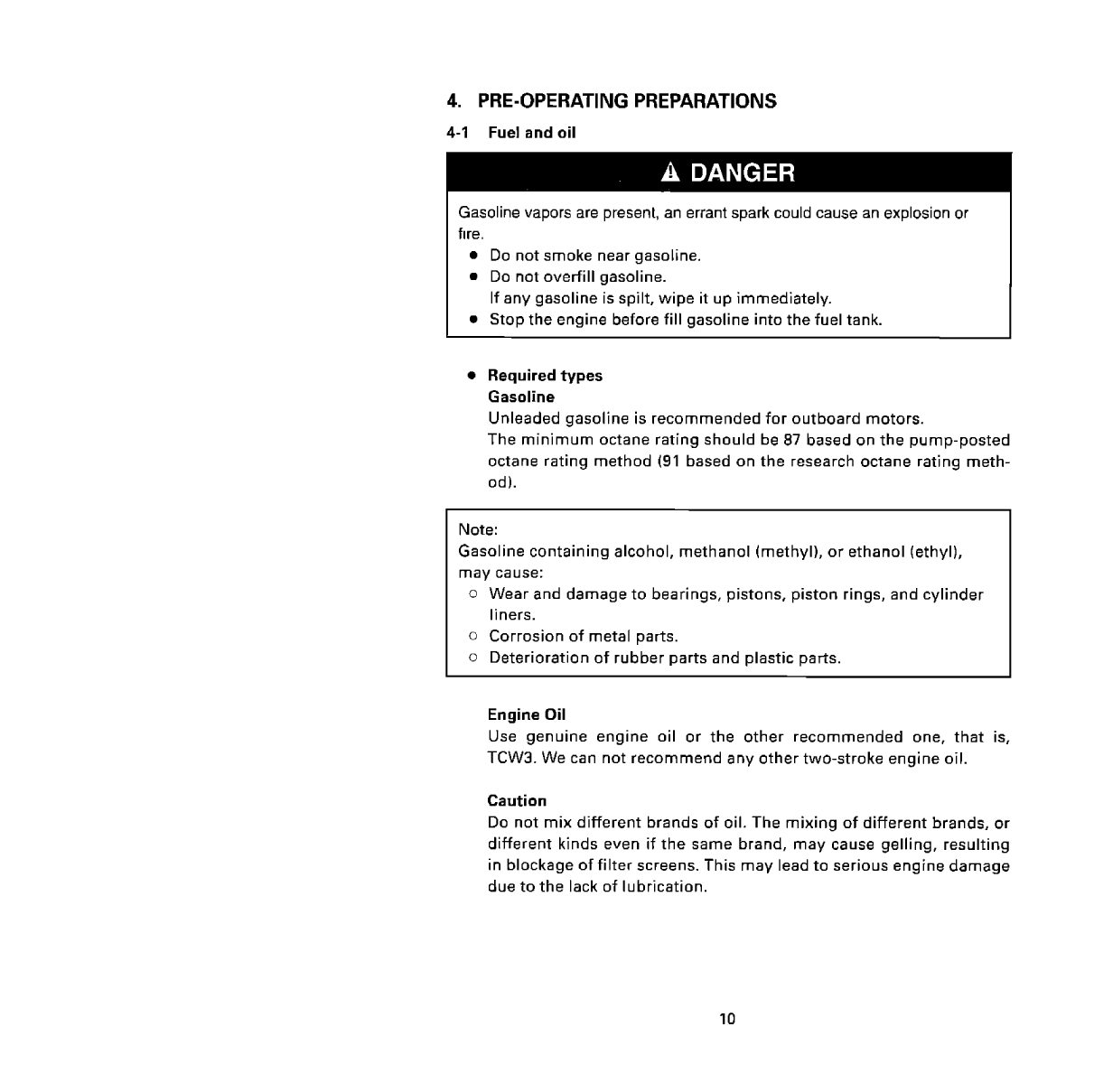 Nissan Outboard Ns8 Ns9.8 Operators Manual