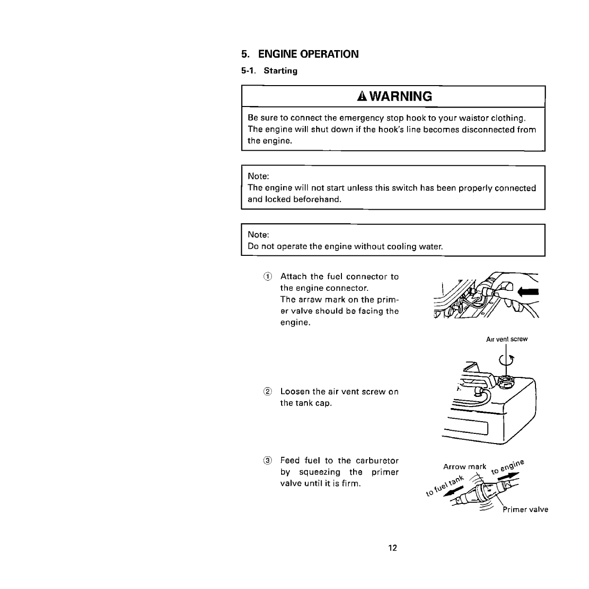 Nissan Outboard Ns8 Ns9.8 Operators Manual