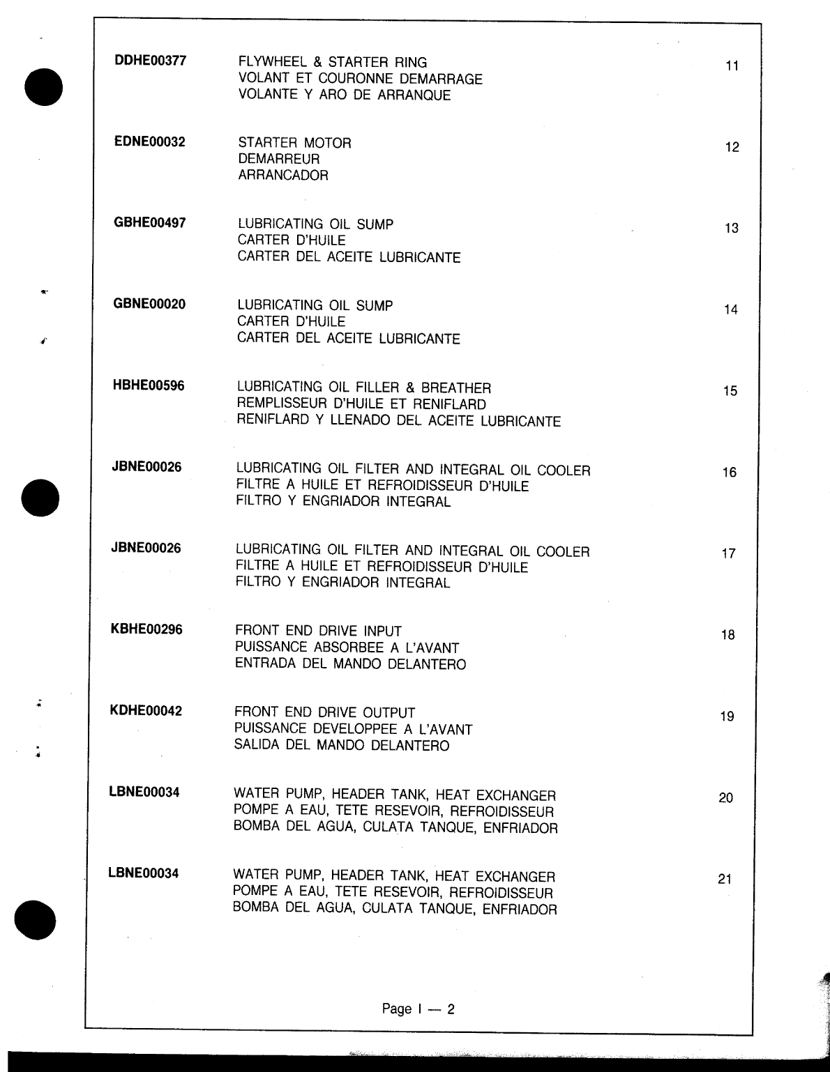 Perkins 4.108m Parts Manual
