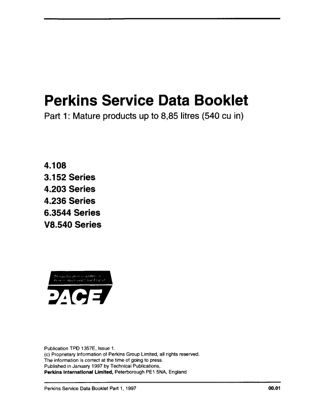 Perkins Service Data Book Part 1
