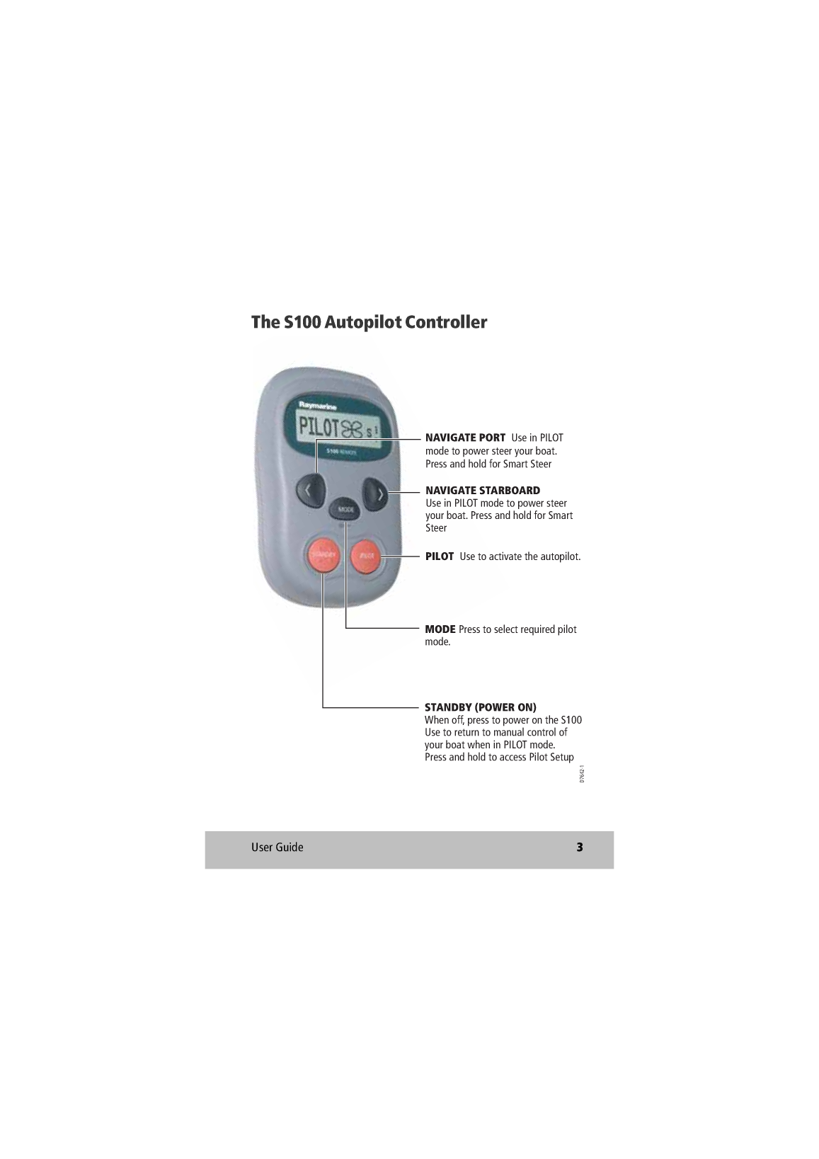 Raymarine S1000 Autopilot User Guide 81245 4