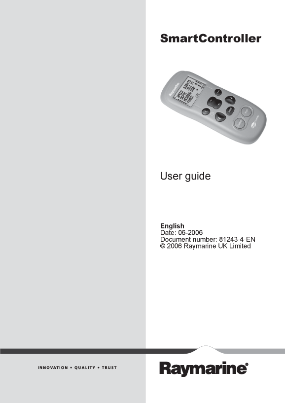 Raymarine Smart Controller User Guide 81243 4 en