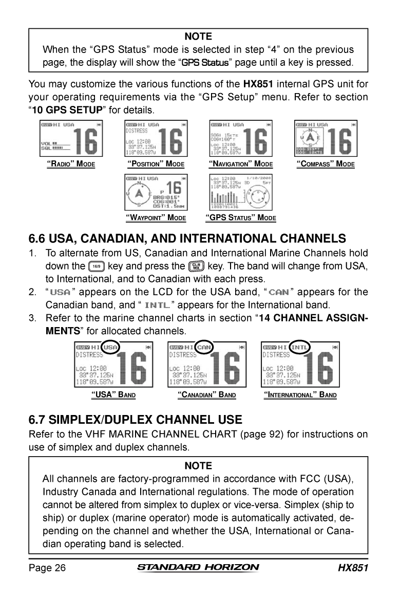 Standard Horizon Hx851 Om Eng Usa Em031n173