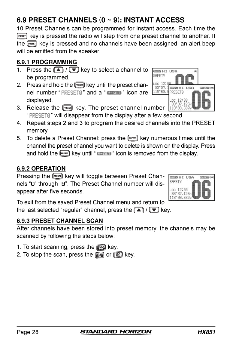 Standard Horizon Hx851 Om Eng Usa Em031n173