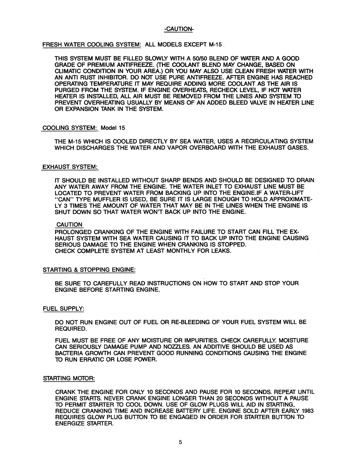 Universal Diesel M2 12 Operator