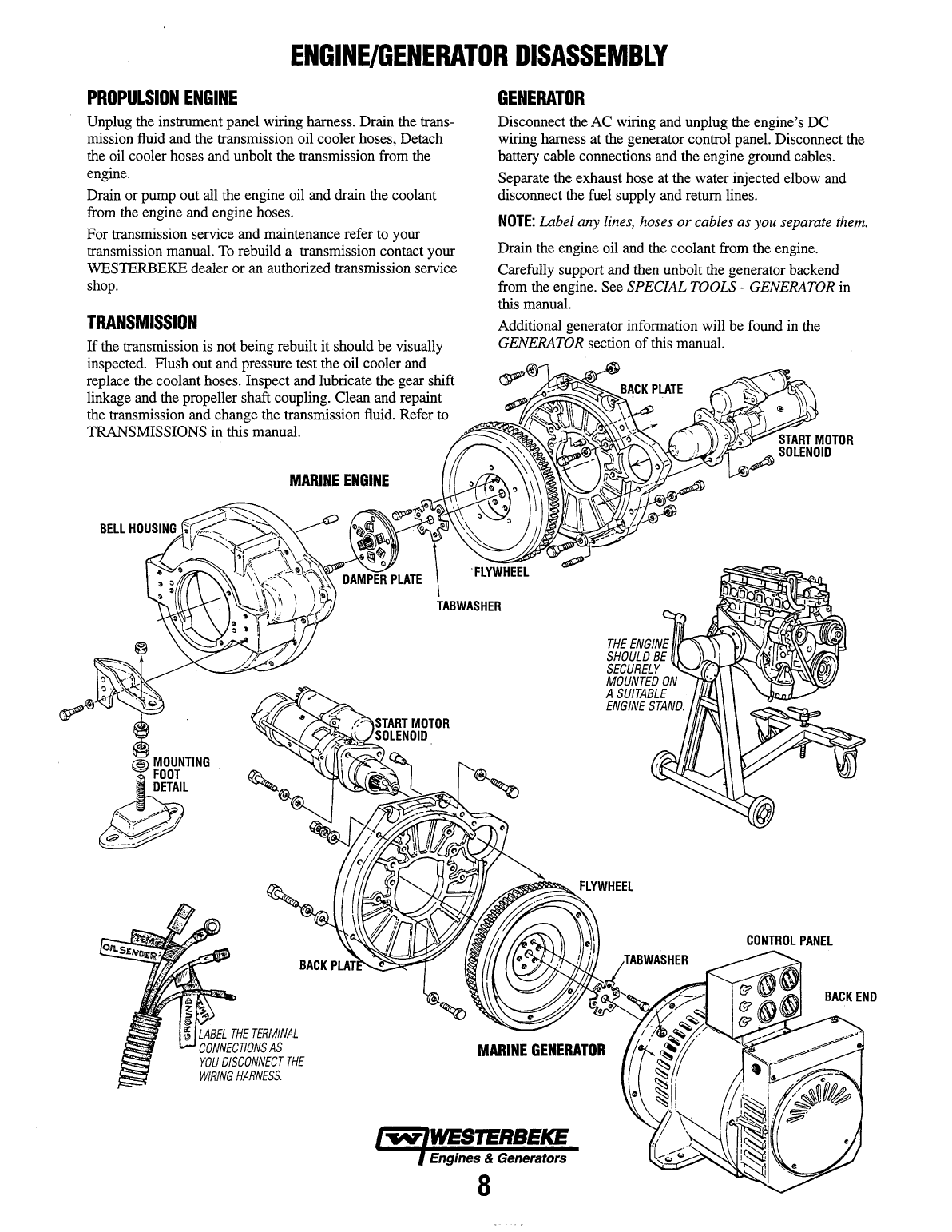 Westerbeke Diesel 82b Four Parts Manual