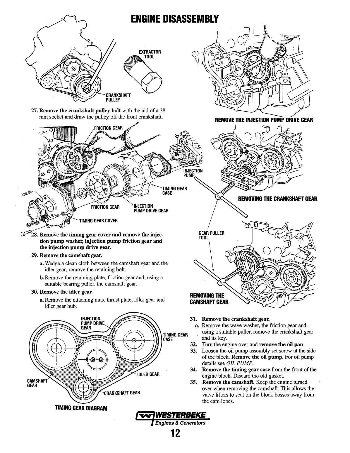 Westerbeke Diesel 82b Four Parts Manual