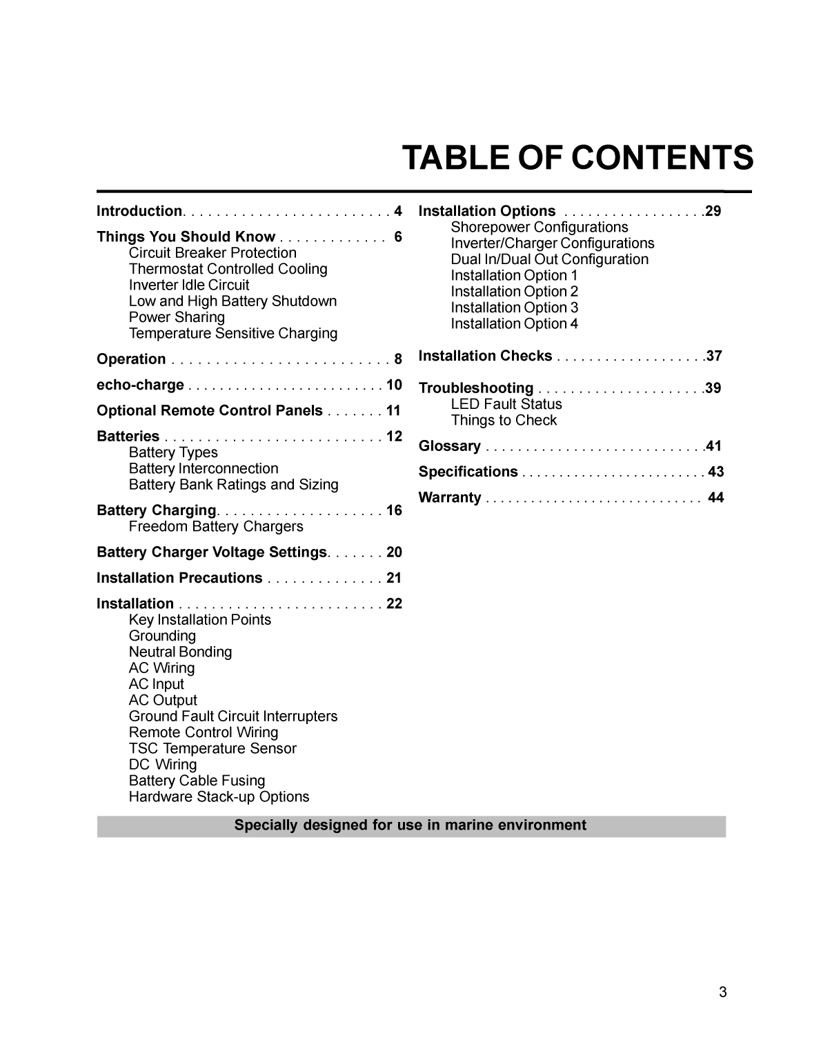 Xantrex Freedom Marine Inverter Charger Manual