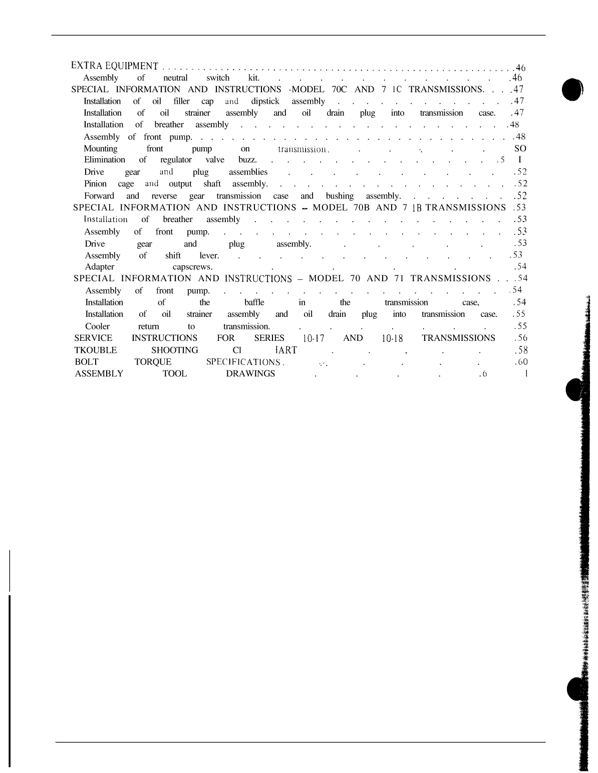 Borg Warner Velvet 70c 71c Transmission Manual