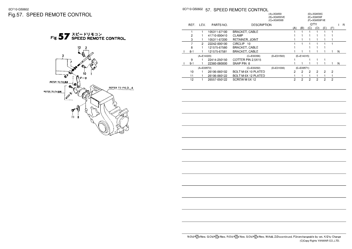 Yanmar 3gm30 parts catalog