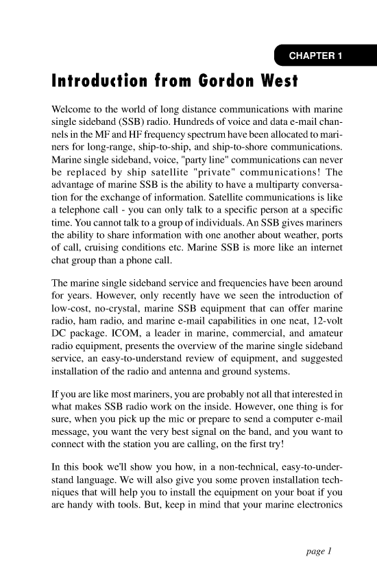  Icom  Marine Ssb  Book manual page 1