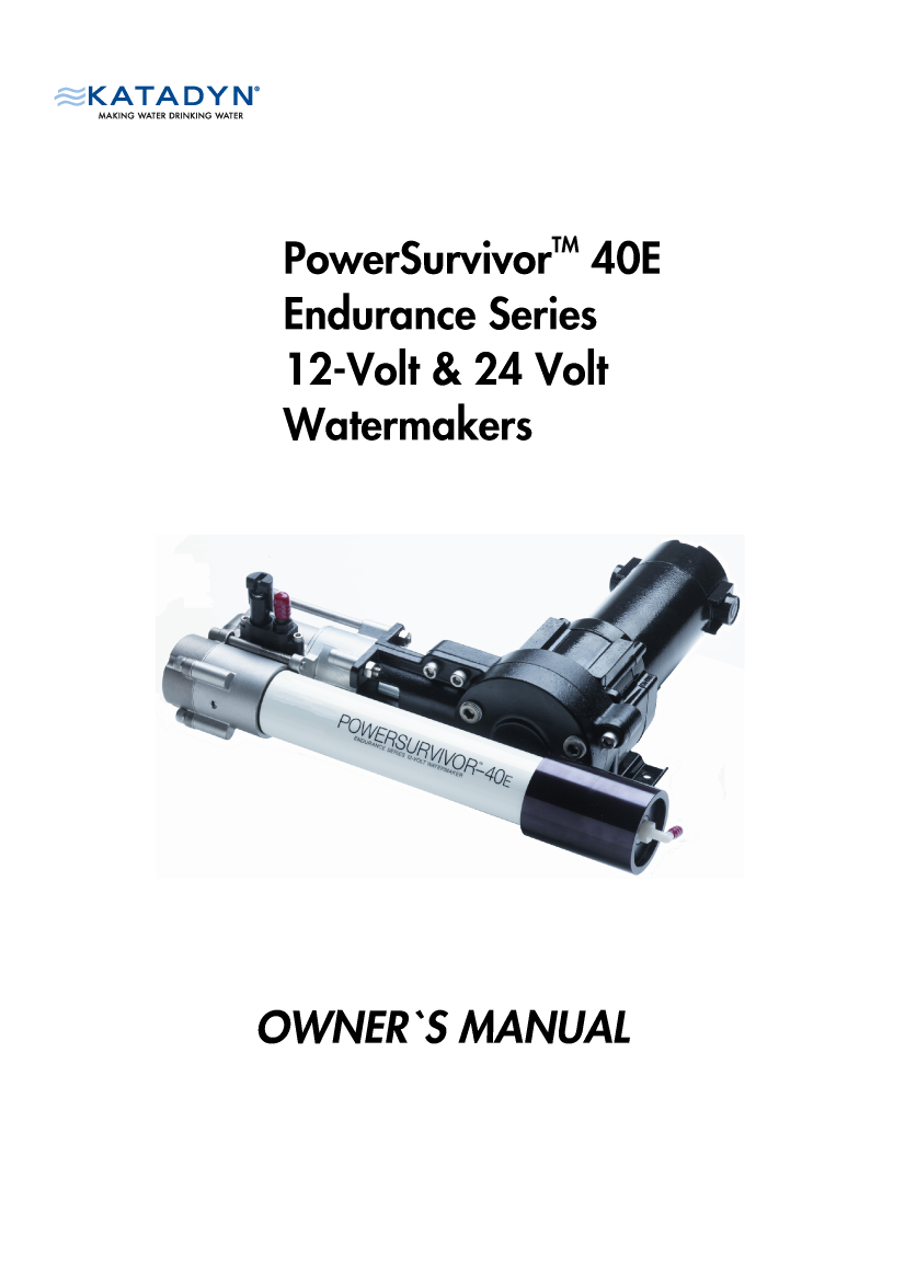  Manual  Power Survivor 40e En manual page 1