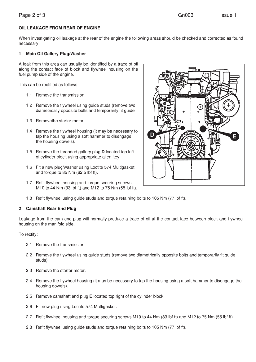  Perkins  General  Technical  Information  Bulletin manual page 6