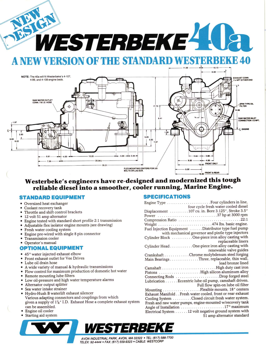  Westerbeke 40a manual page 1