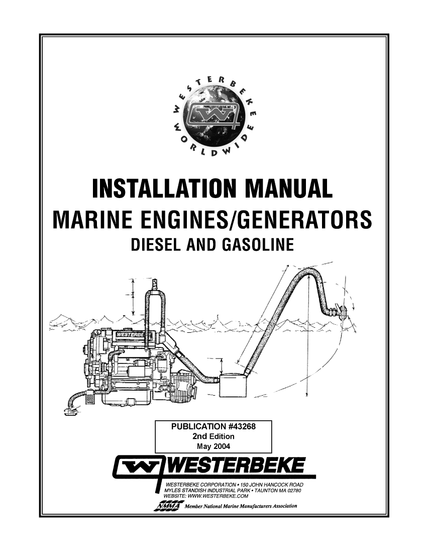  Westerbeke  Marine  Engine  Installation  Manual manual page 1