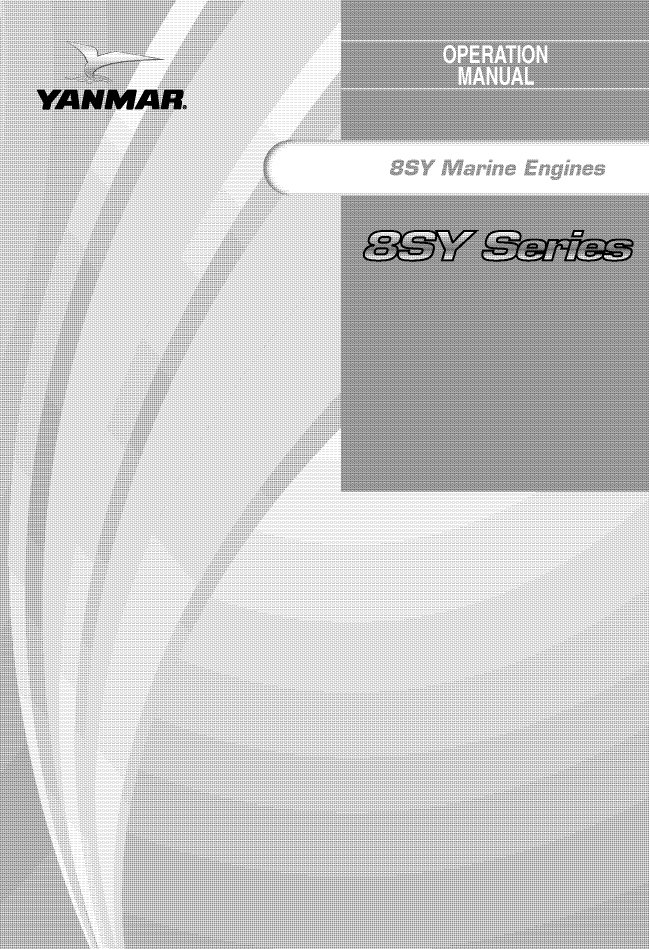 8sy stp:  Yanmar  Inboard  Engine 900hp/662kw  Owners  Manual manual page 1
