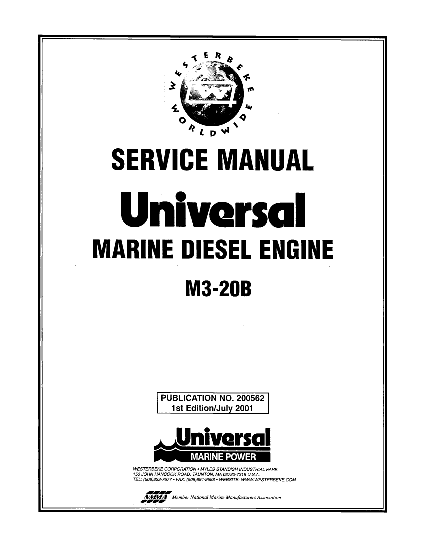  Universal  Diesel M3 20b  Technical  Manual manual page 1