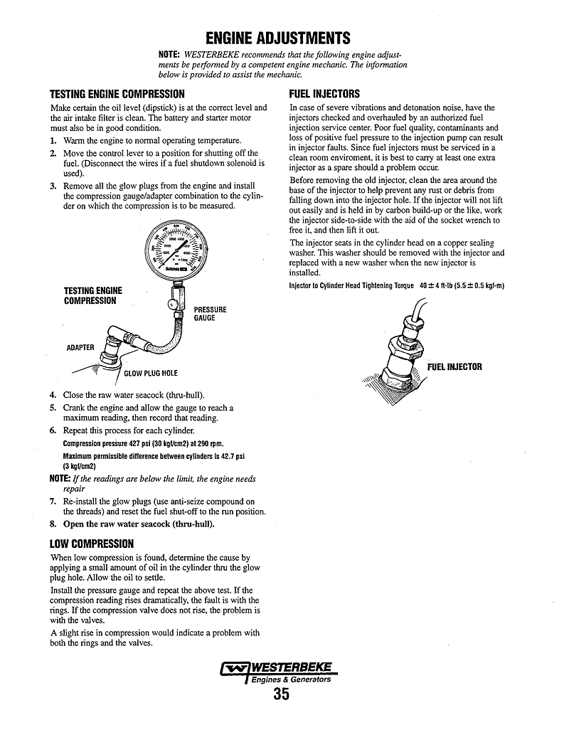  Westerbeke  Diesel  42b  Four      Technical  Manual manual page 41