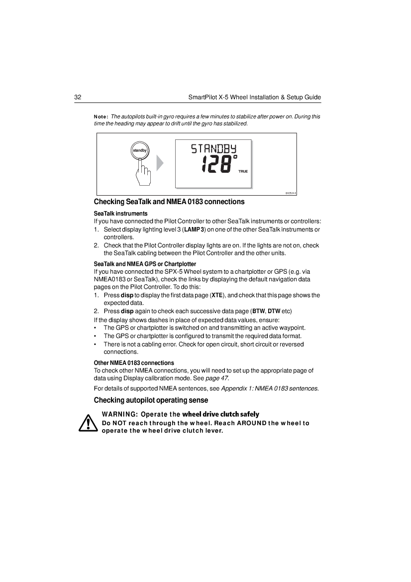  Raymarine Spx 5  Wheel  Pilot  Installation  Instructions 87074 4 manual page 41