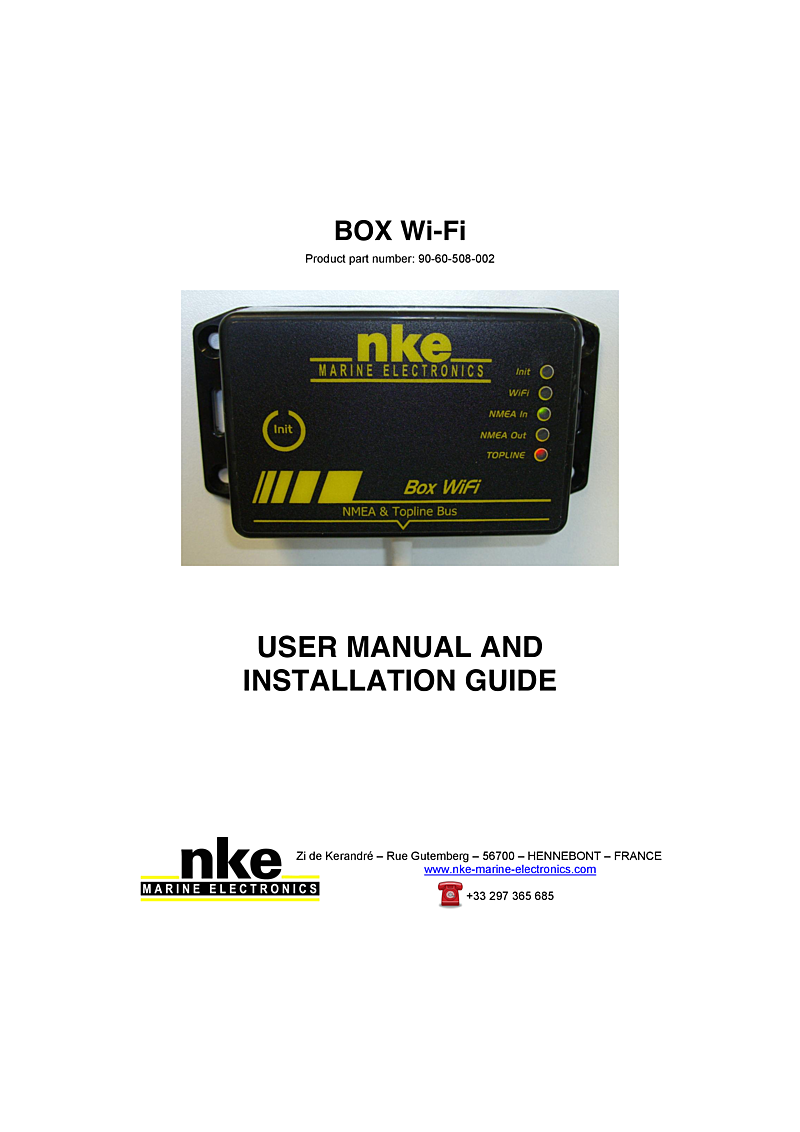  Nke  Wifi  Box manual page 1