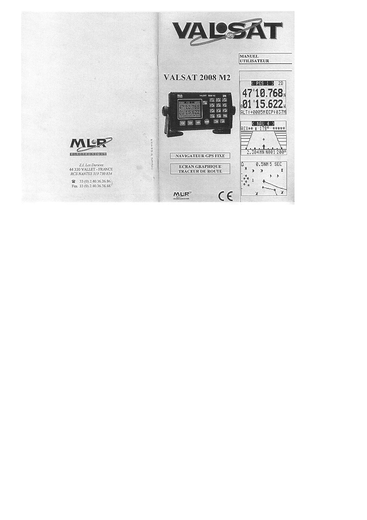 mlr:  Valsat2008   Mlr  Valstat 2008 Fixed Gps Unit manual page 1