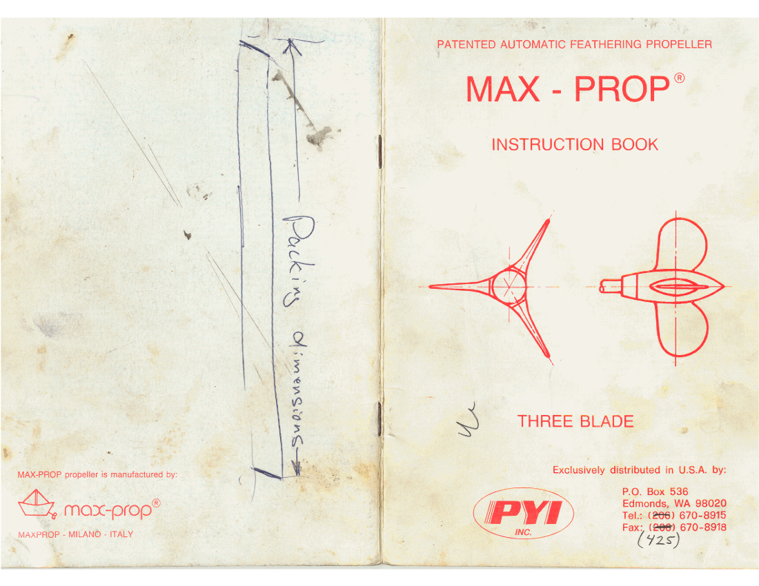   Max  Prop  Manual manual page 1