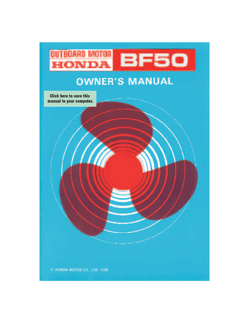  Honda  Bf50 5h.p. manual page 1