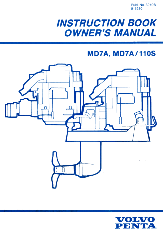  Volvo  Penta  Md7aib  Workshop  Manual manual page 1