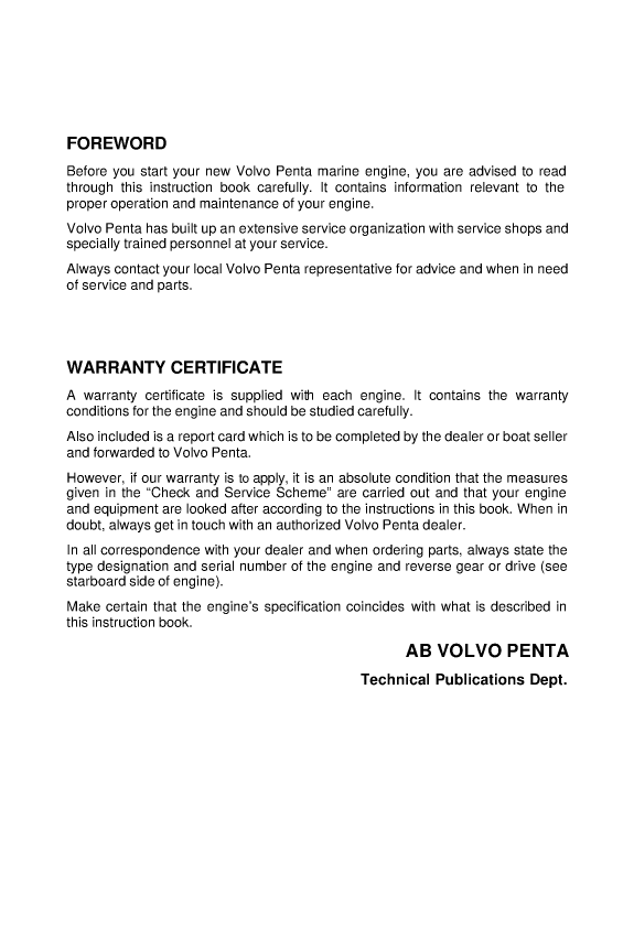  Volvo  Penta  Md7aib  Workshop  Manual manual page 4