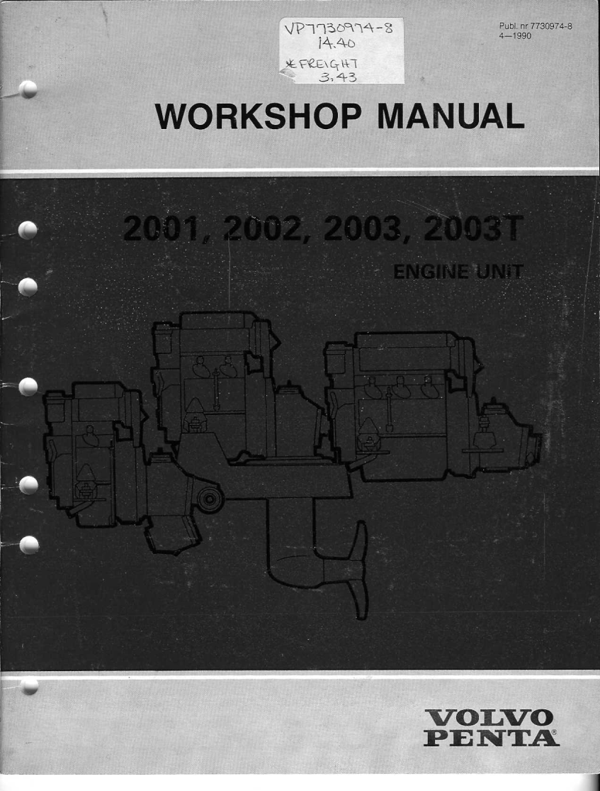  Volvo  Penta 2002  Workshop  Manual manual page 1
