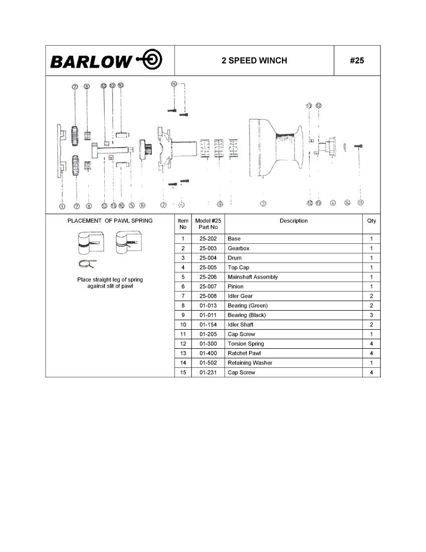 Barient Barlow Winches